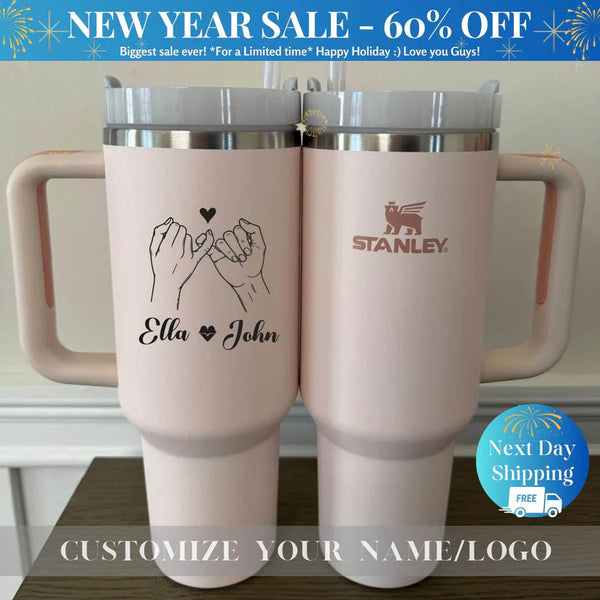 Personalized Stanley 40oz Tumbler With Custom Design